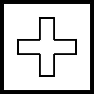 Kişisel ve ticari kullanım için temel öğesi simgesi.