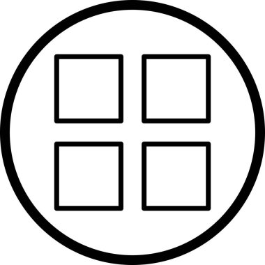 Kişisel ve ticari kullanım için temel öğesi simgesi.