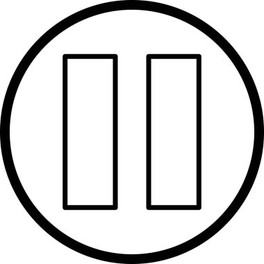 Kişisel ve ticari kullanım için temel öğesi simgesi.