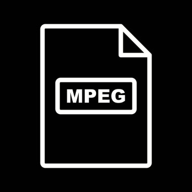 MPEG simge vektör
