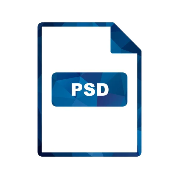 Vector PSD Icon — Stock Vector