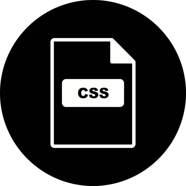 Vektor css icon — Stockový vektor