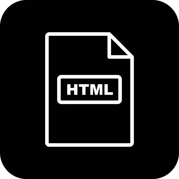 Icône vectorielle HTML — Image vectorielle