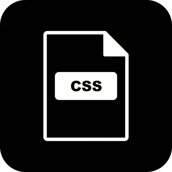 Css εικονίδιο του φορέα — Διανυσματικό Αρχείο