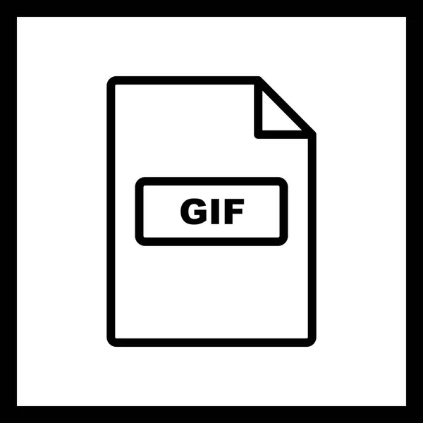 Vector GIF Icono — Vector de stock