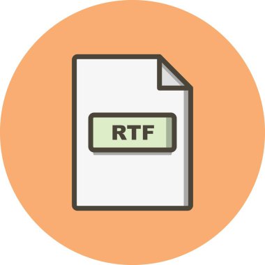RTF simge vektör