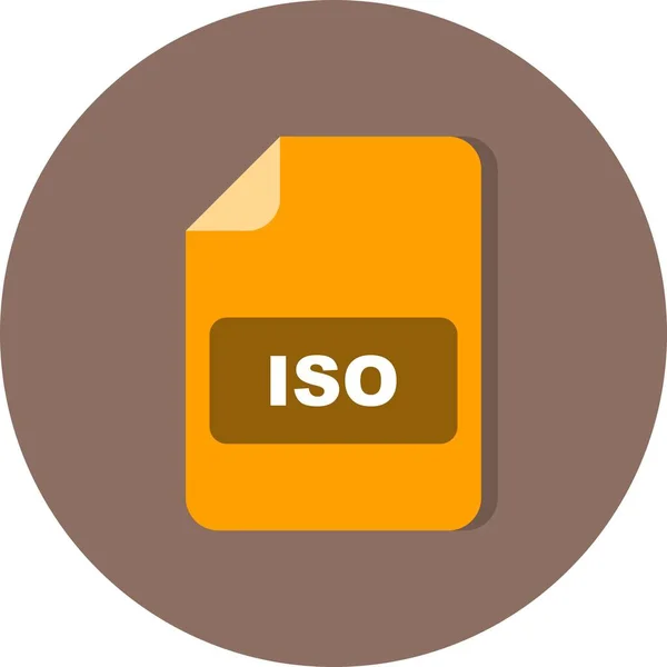 Vector ISO Icon — Stock Vector