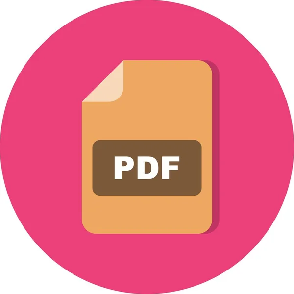 Vector icono PDF — Archivo Imágenes Vectoriales