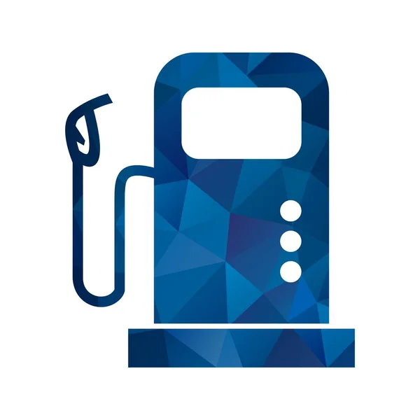 Pictogram van het vectorbrandstofstation — Stockvector