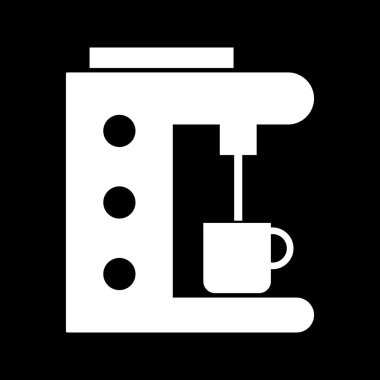 Vektör kahve makinesi simgesi