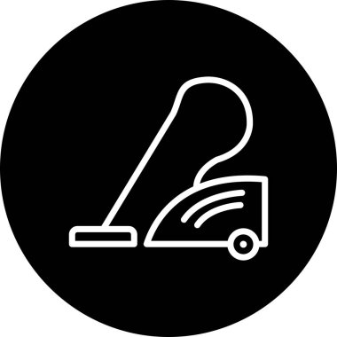 vektör elektrikli süpürge simgesi 