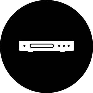 Vektör Dvd Player simgesi