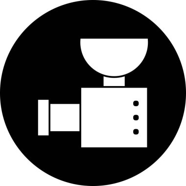 Vektör et kıyma makinesi simgesini