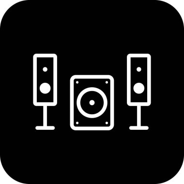 Vektör müzik sistem kutsal kişilerin resmi