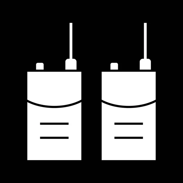 Vector Walkie talkie ikonen — Stock vektor