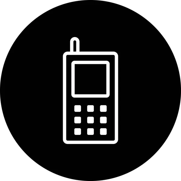 Ícone do telefone celular vetorial —  Vetores de Stock