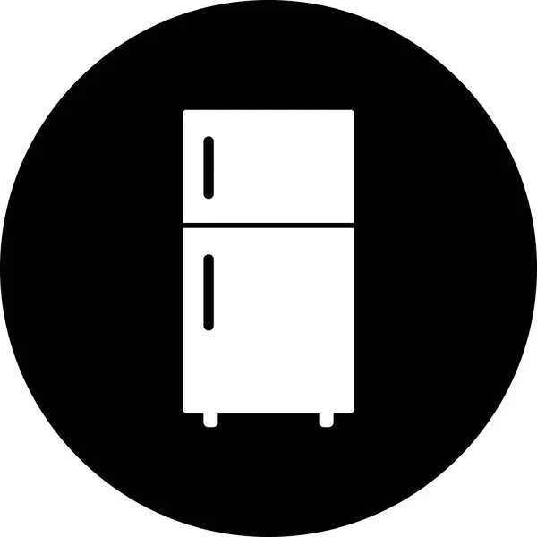 Vektorové ikony lednice — Stockový vektor