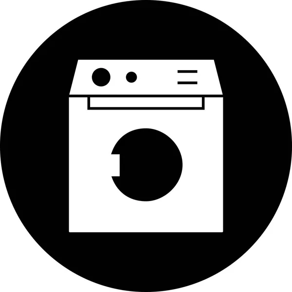 Vektor tvättmaskin Icon — Stock vektor