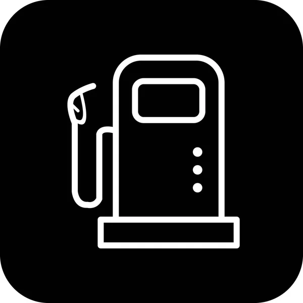 Vetor ícone da estação de combustível — Vetor de Stock
