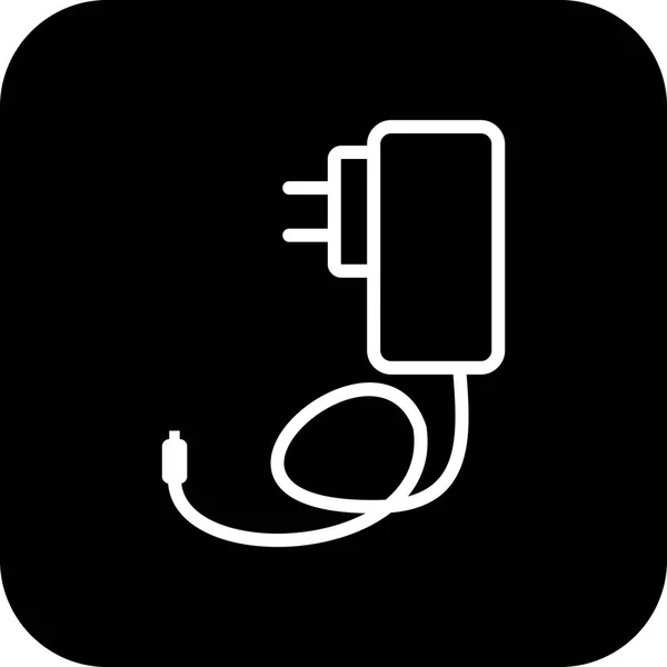 携帯電話充電器のベクトル アイコン — ストックベクタ