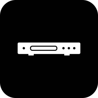 Vektör Dvd Player simgesi