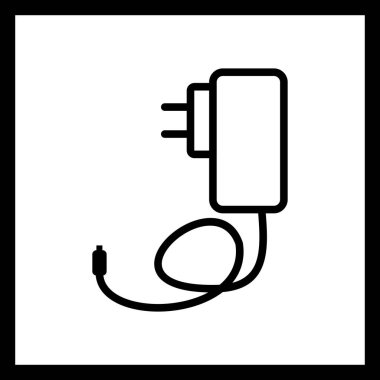 Vektör mobil şarj cihazı simgesi