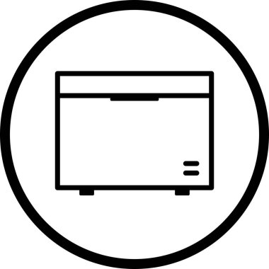 Vektör derin dondurucu simgesi