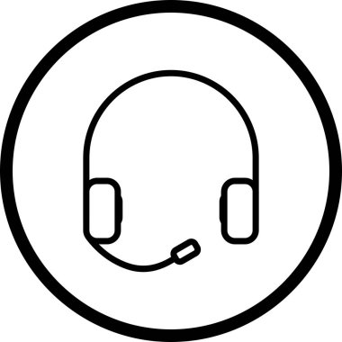 Vektör kulakları telefon simgesi