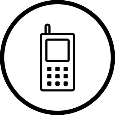 Vektör cep telefonu simgesi