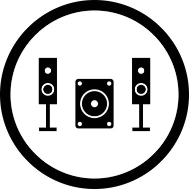 Vektör müzik sistem kutsal kişilerin resmi