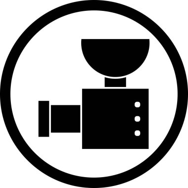 Vektör et kıyma makinesi simgesini