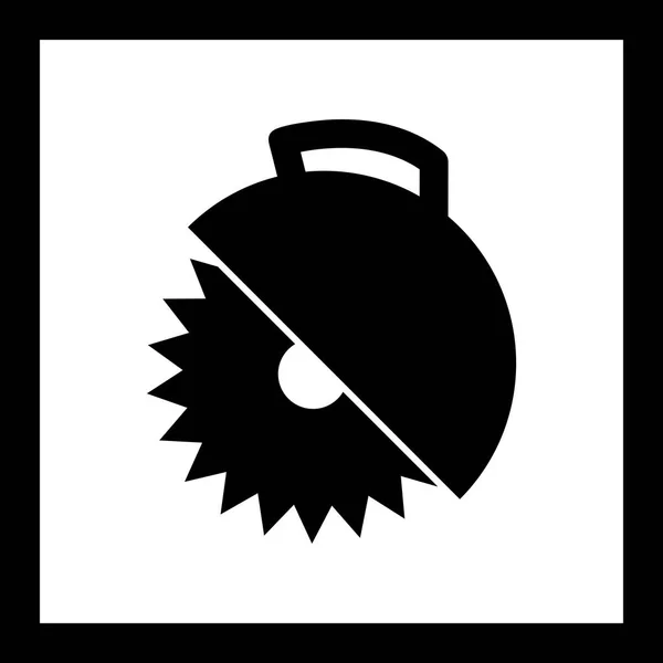 Vector cirkelzaag pictogram — Stockvector