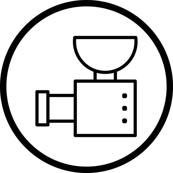 Vektorfleischschleifer-Symbol — Stockvektor