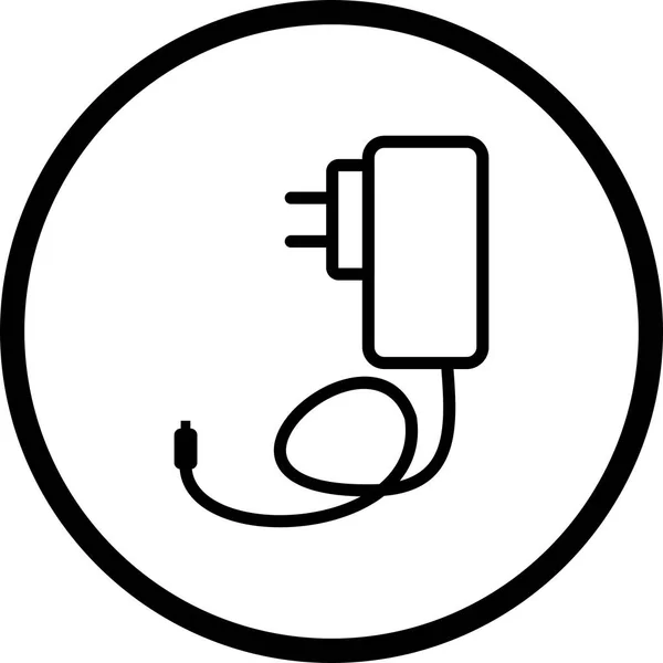 Icono del cargador móvil del vector — Vector de stock