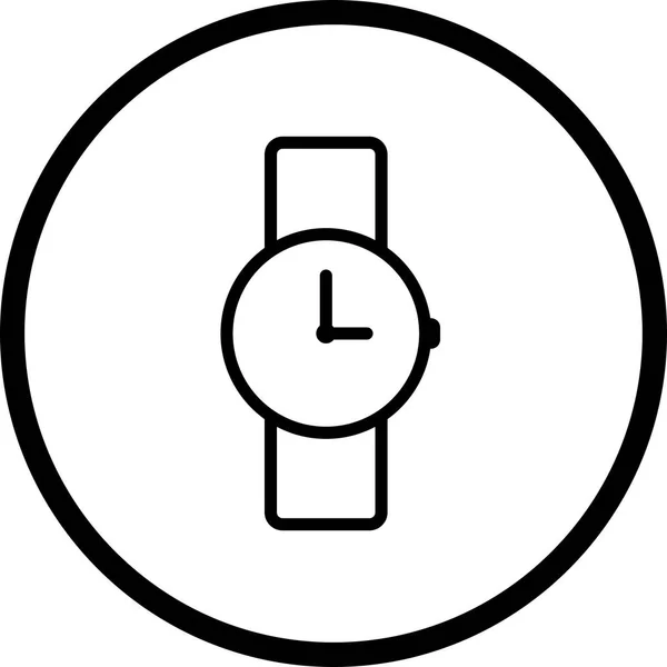 Vector icono del reloj — Vector de stock