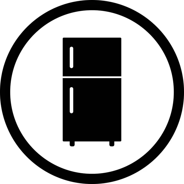 Ícone do refrigerador do vetor —  Vetores de Stock