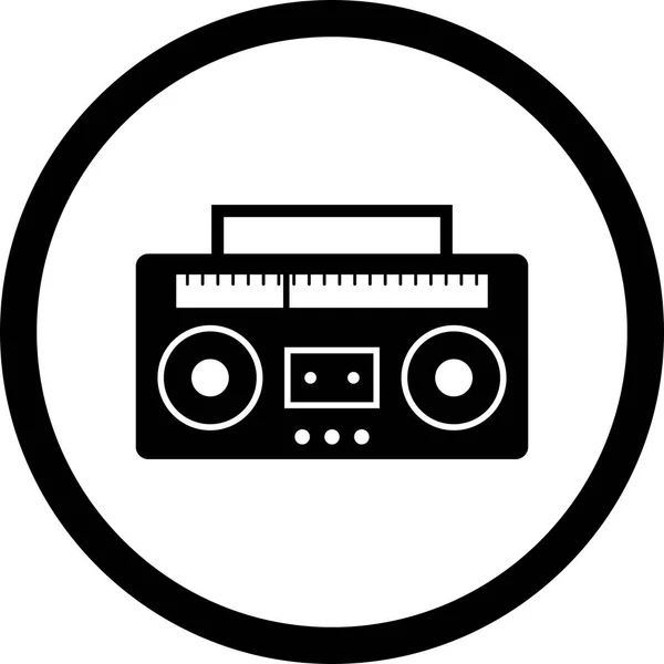 Icona del nastro audio vettoriale — Vettoriale Stock