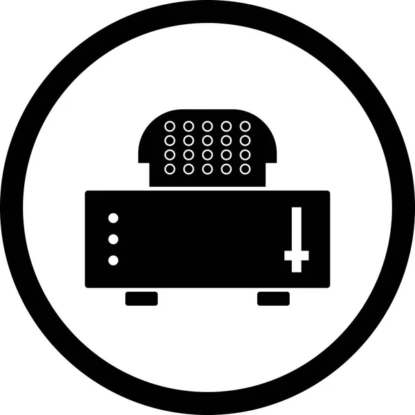 Vector rebanada tostadora icono — Vector de stock