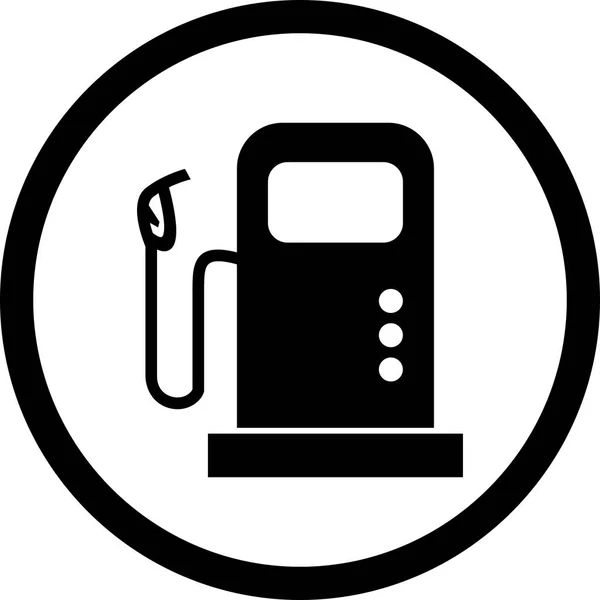 Pictogram van het vectorbrandstofstation — Stockvector