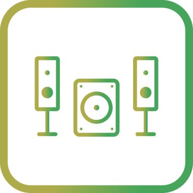 Vektör müzik sistem kutsal kişilerin resmi