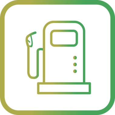 vektör Yakıt İstasyonu simgesi