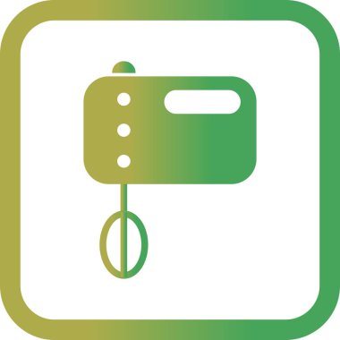 Vektör yemek karıştırıcı simgesini