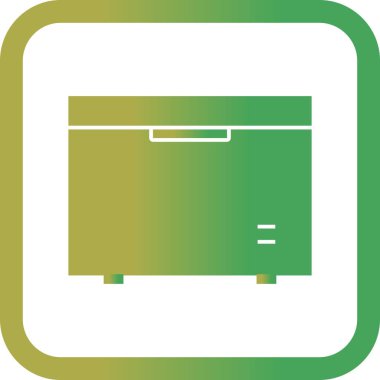 Vektör derin dondurucu simgesi