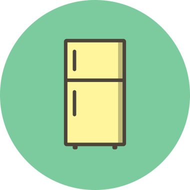 Vektör buzdolabı simgesi