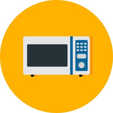 Vektör mikrodalga fırın simgesi