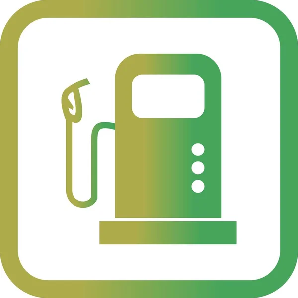 Pictogram van het vectorbrandstofstation — Stockvector