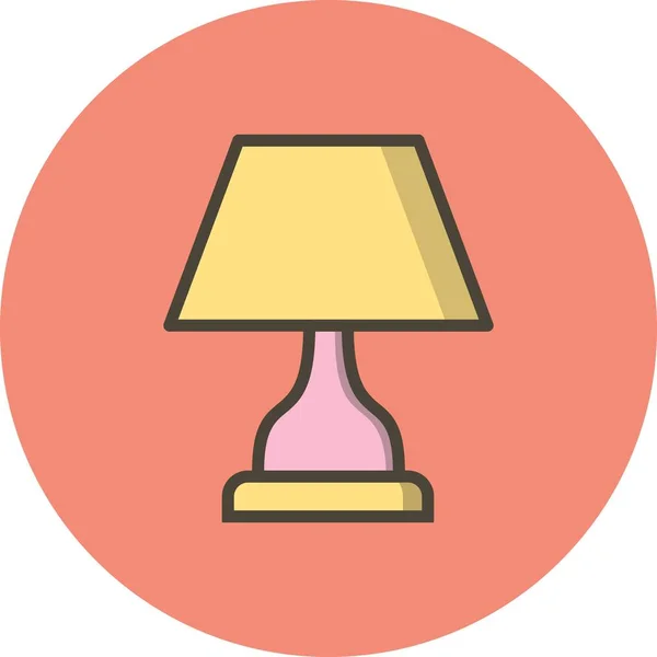 Icono de lámpara de vector — Archivo Imágenes Vectoriales