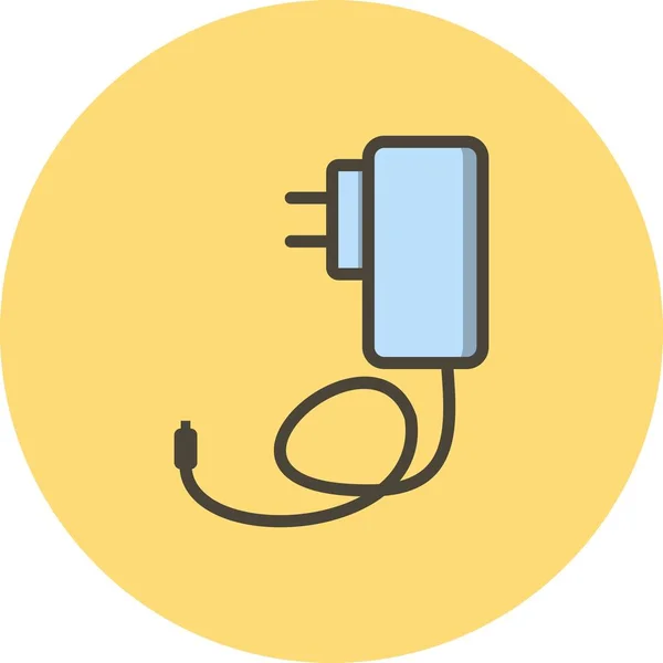 Vector Mobile Charger Icon — Stock Vector