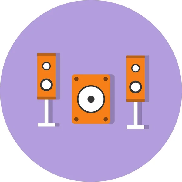 Vector Muzyka System Icon — Wektor stockowy