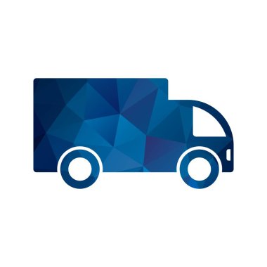  vektör kamyon simgesi